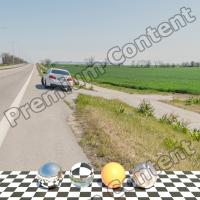 Panorama HDR background road